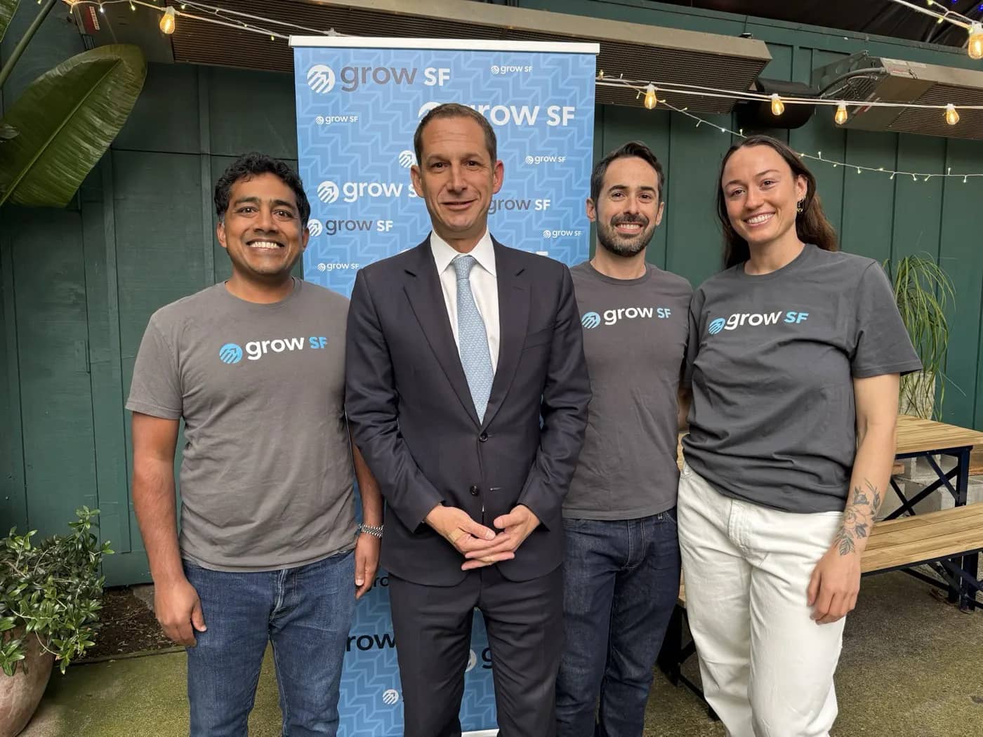 The GrowSF team at a June 2026 campaign event