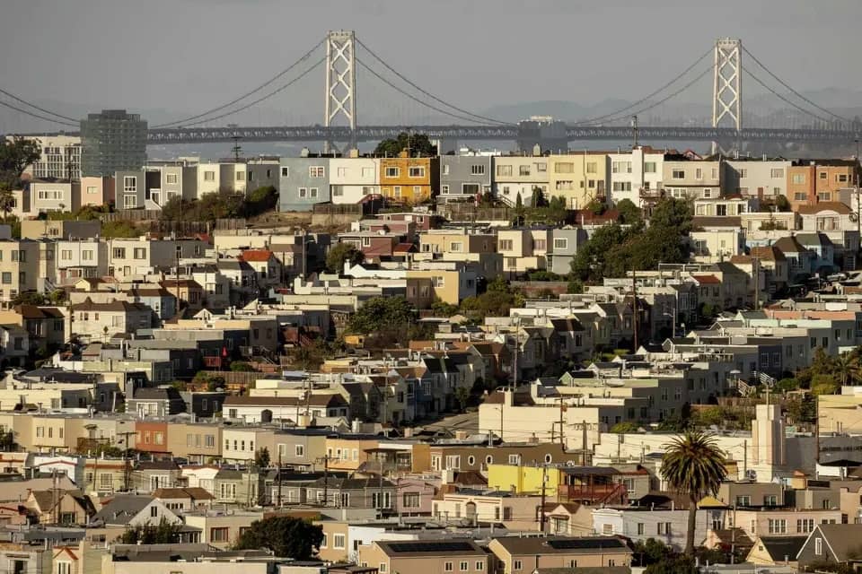 Illustration of San Francisco firefighters and police supporting family zoning
