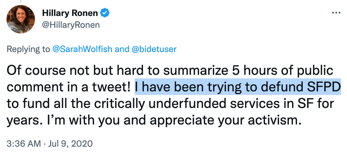 盧凱莉希望取消對警察的撥款