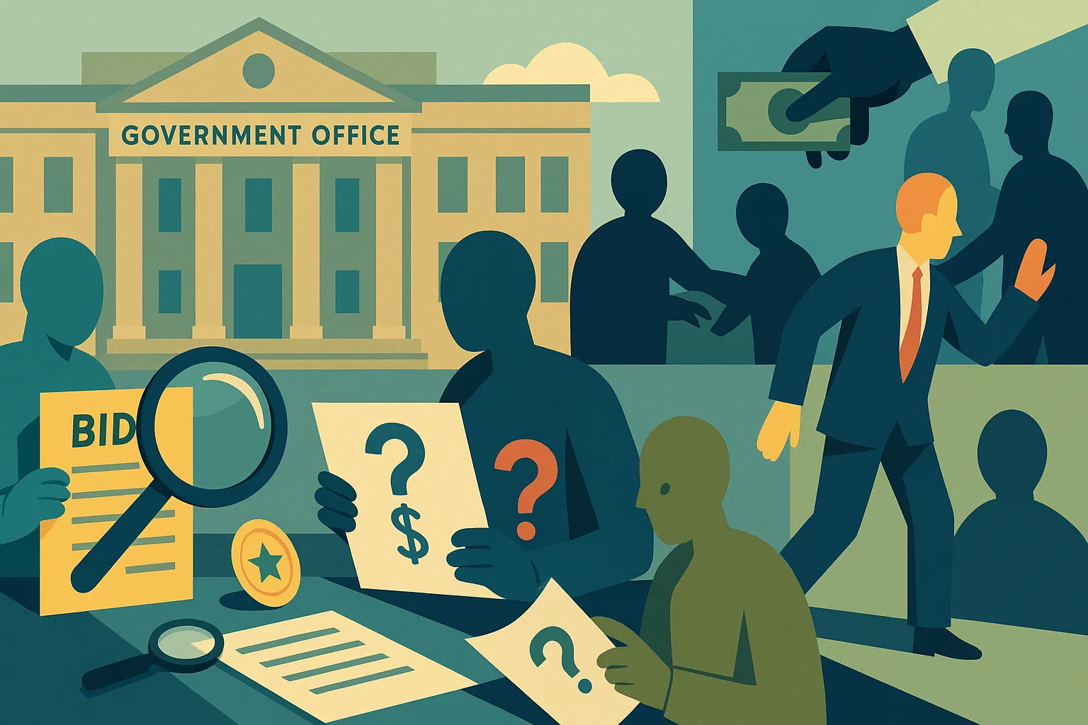 $10M Bid-Rigging Probe - Official Suspended