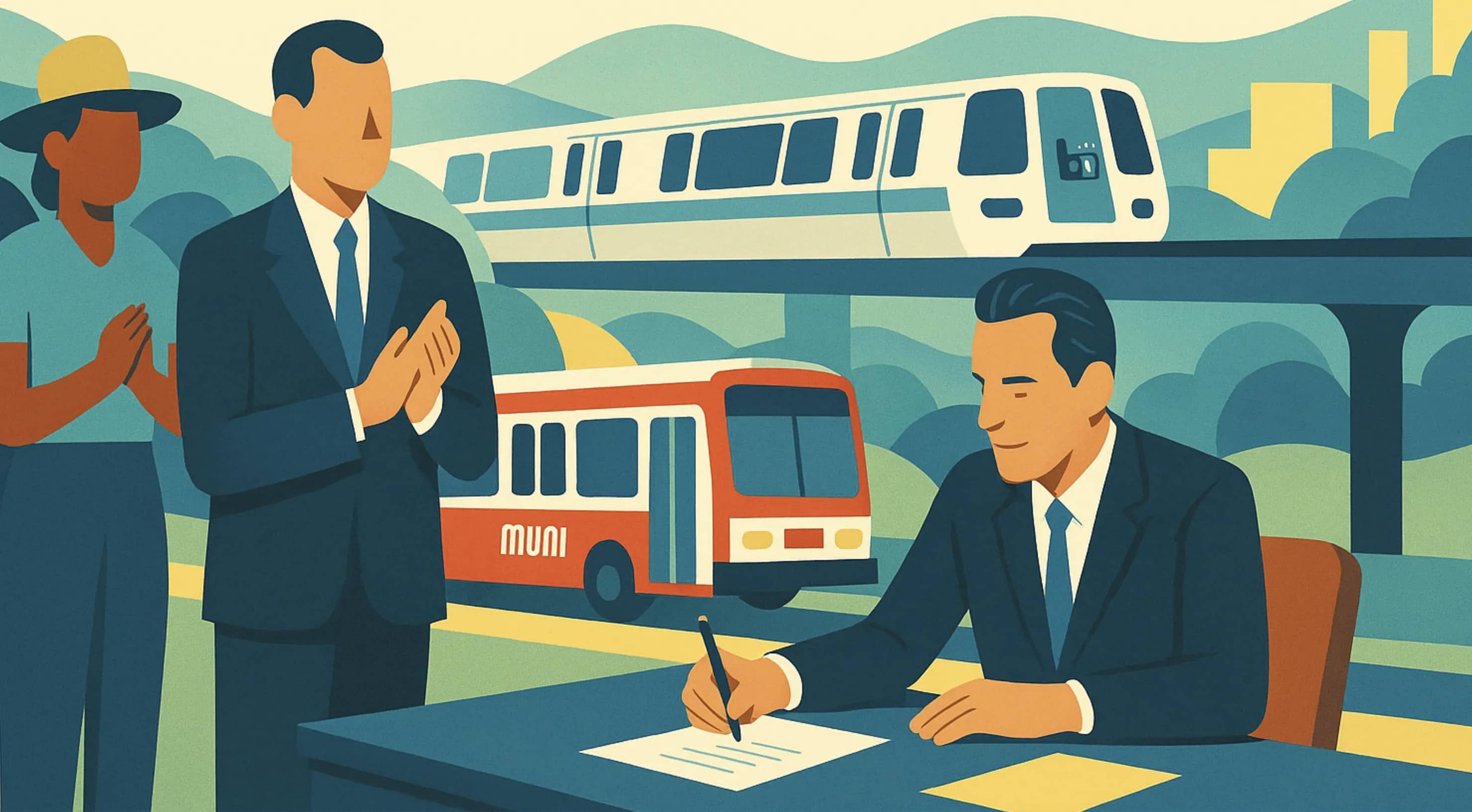 State Authorizes Transit Tax to Avert Muni, BART Collapse