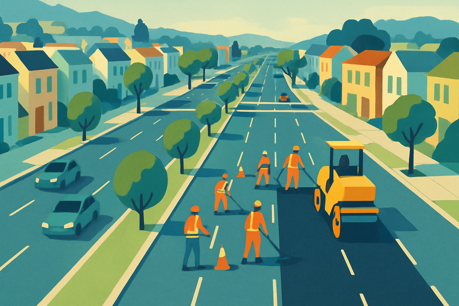 19th Avenue repaving 
