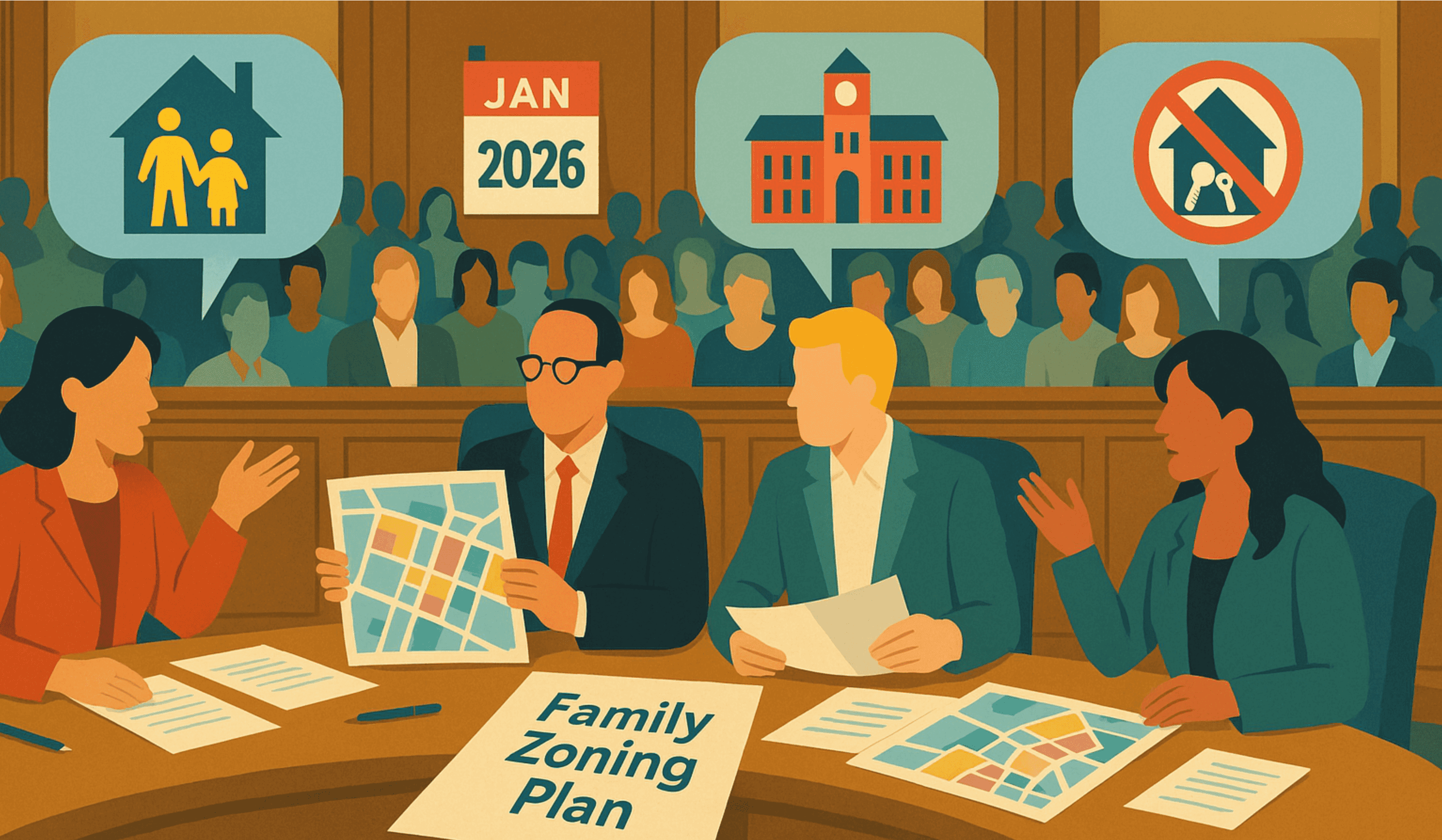 Family Zoning Plan Advances With Amendments