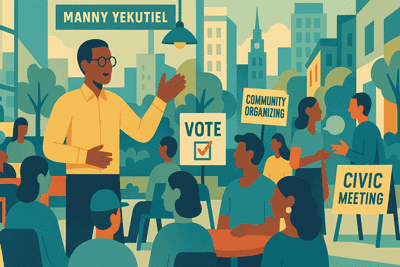 Pro-Growth Civic Leader Manny Yekutiel Files to Run in District 8