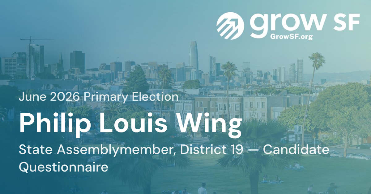 Philip Louis Wing — State Assemblymember, District 19 Candidate ...