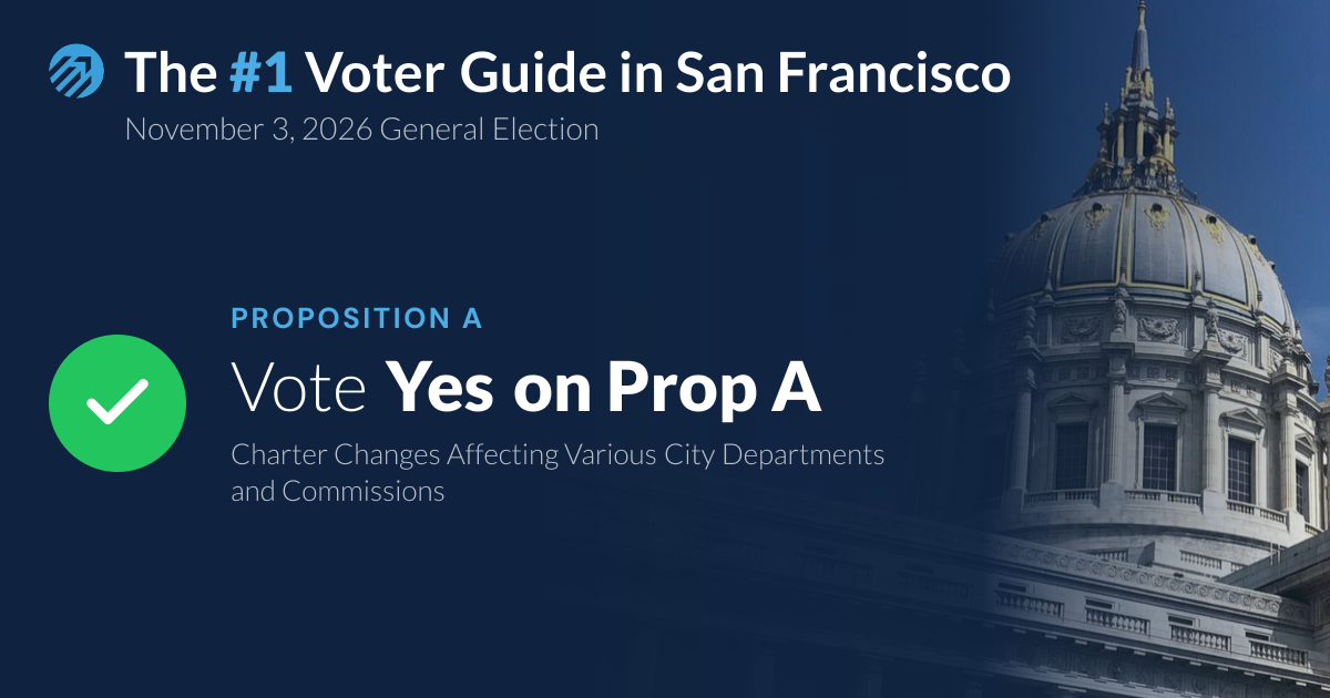 San Francisco Proposition A — Charter Changes Affecting Various City ...